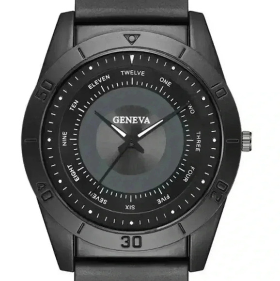 Minimalist Design Men's Sport Quartz Watch Fashion Silicone Strap Male Clock.NWT - Picture 2 of 3